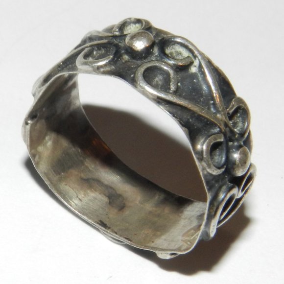 Sterling Silver Ring For Women Size 6 Made In Mexico - Picture 4 of 11